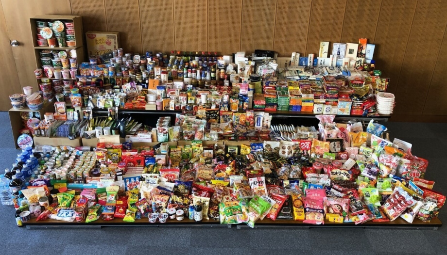食料品の寄付